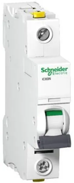 Schneider Electric Acti9 disyuntor automático ic60n, 1p 13a c, con terminal doble, 18 mm