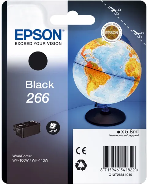 Cartucho de tinta negro Epson 266
