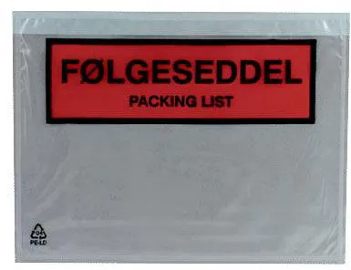 Bolsillo para albaranes Docustick Standard con impresión C6 165 mm x 122 mm