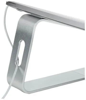 StarTech.com Laptop Stand for Desk 5kg/11lb Aluminum Silver Ergonomic (LAPTOP-STAND-SILVER) - soporte para portátil
